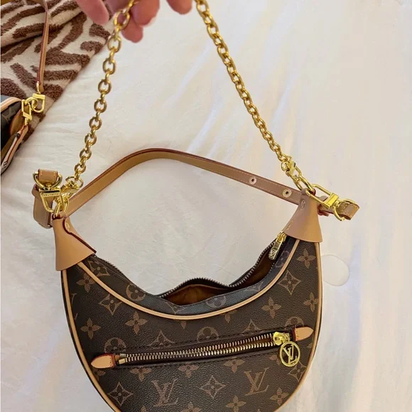 Louis Vuitton Monogram Crescent Shoulder Bag with Gold Hardware - Picture 1 of 4